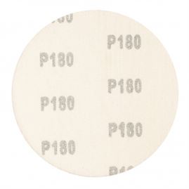 Круг абразивный на ворсовой подложке под "липучку", P 180, 125 мм, 10 шт Сибртех